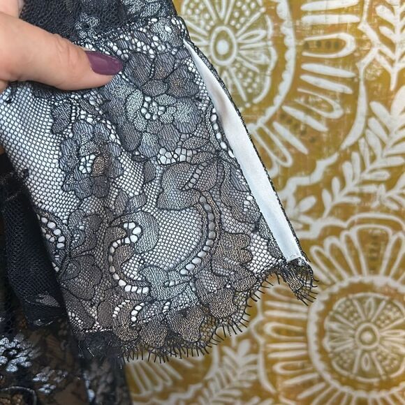 NWT Anthropologie Maeve Lace Sheer Long Sleeve Button Down Blouse/Shirt size S - Picture 9 of 14